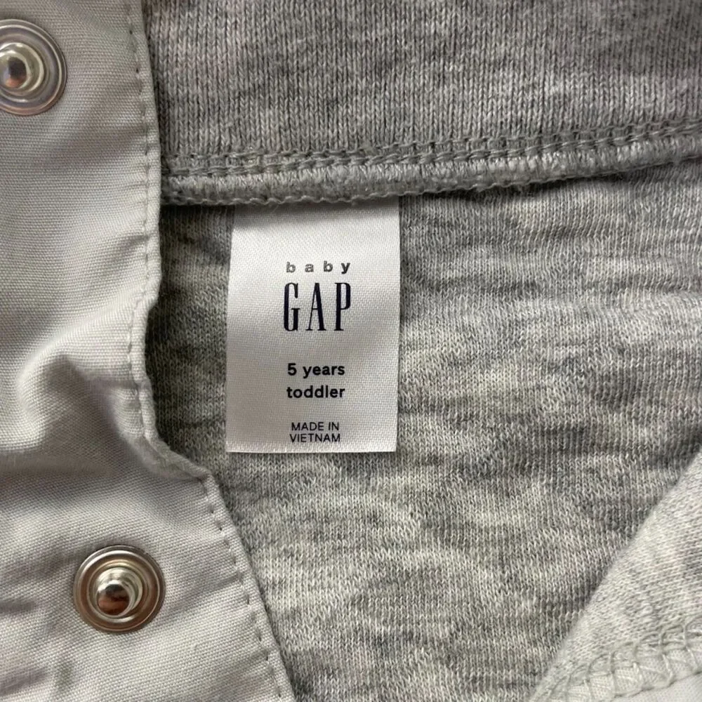 Gap Quilted 1/4 Snap Pullover - 5T